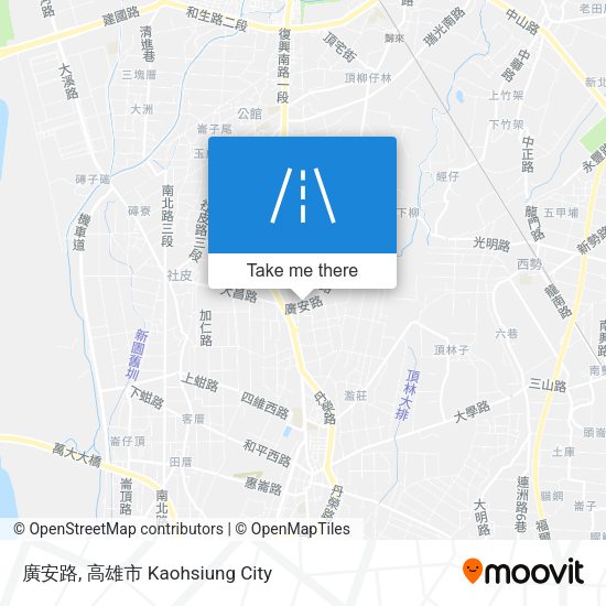 廣安路地圖