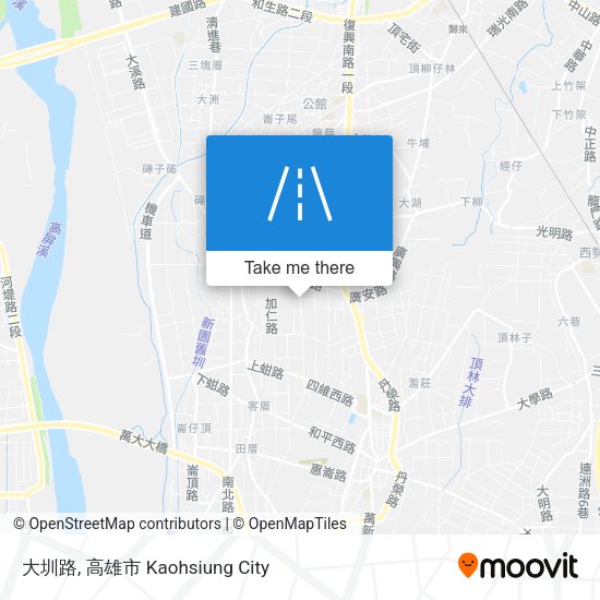 大圳路 map