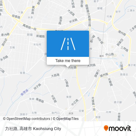 力社路 map