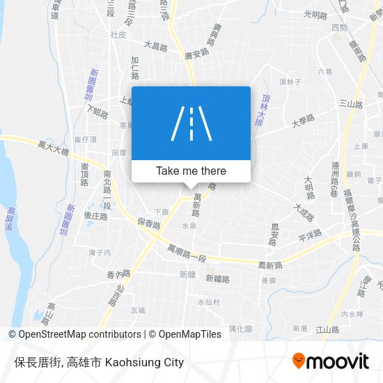 保長厝街地圖