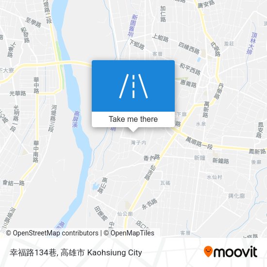 幸福路134巷 map