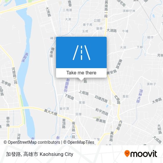 加發路 map