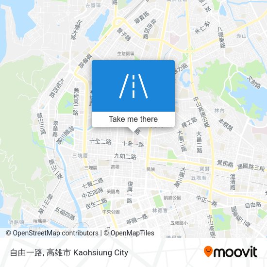 自由一路 map