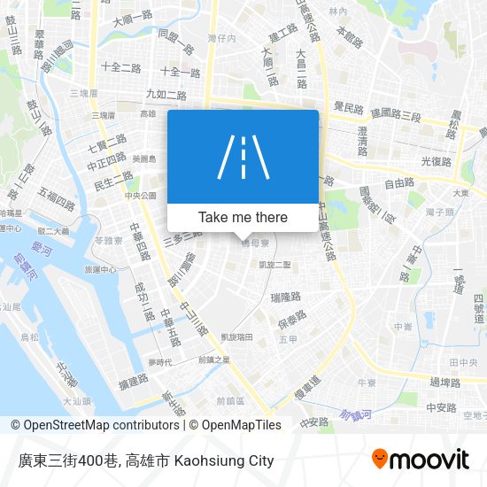 廣東三街400巷地圖