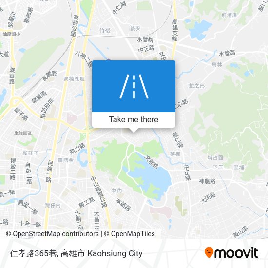 仁孝路365巷地圖