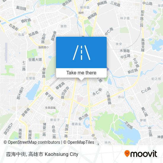 霞海中街地圖