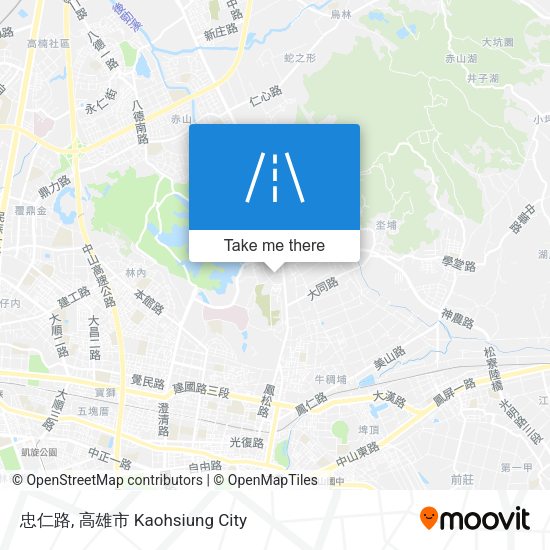 忠仁路地圖