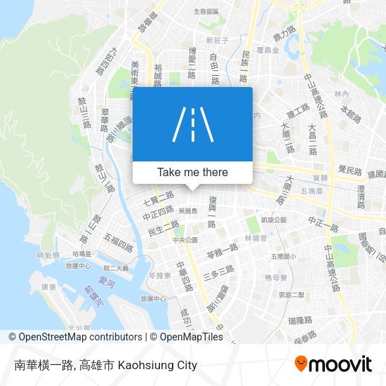南華橫一路地圖
