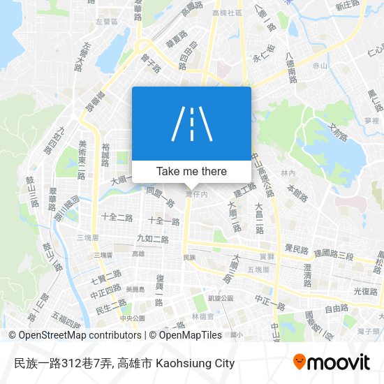 民族一路312巷7弄地圖