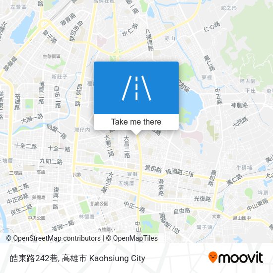 皓東路242巷地圖