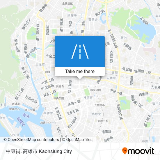 中東街地圖