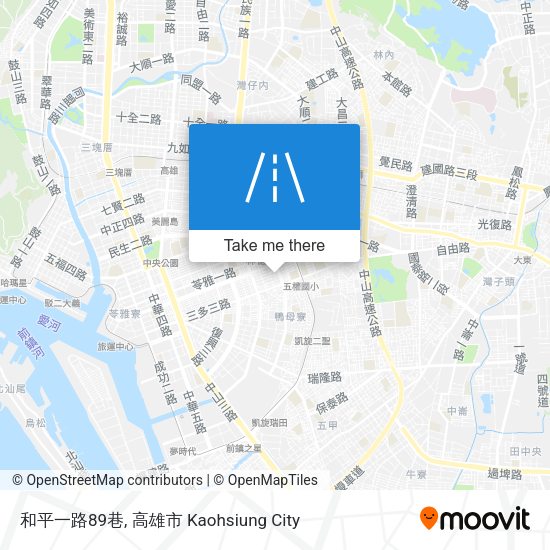 和平一路89巷 map