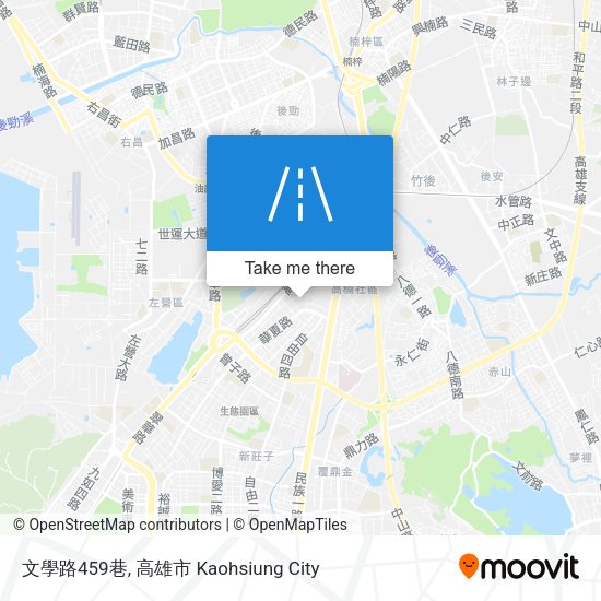 文學路459巷地圖