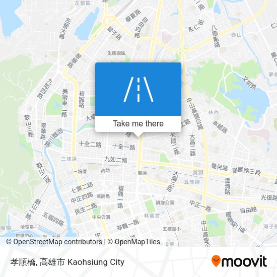 孝順橋 map
