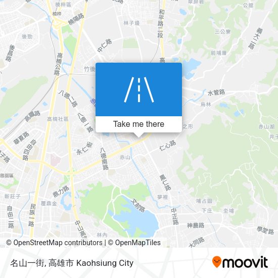 名山一街地圖