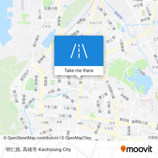 明仁路地圖