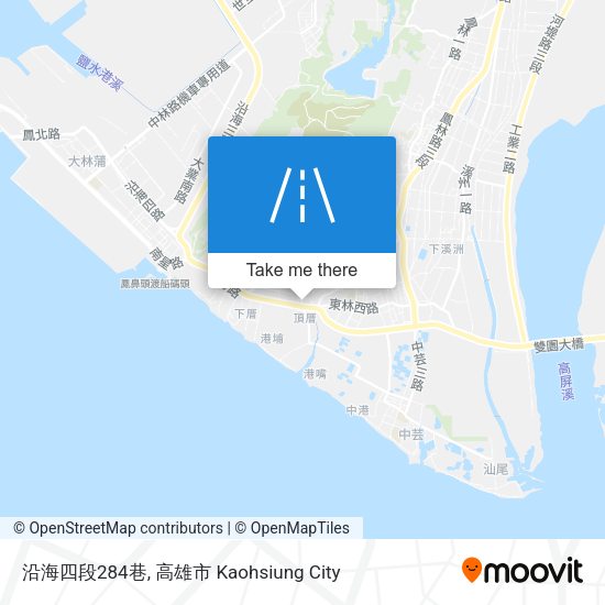 沿海四段284巷 map