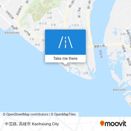 中芸路 map