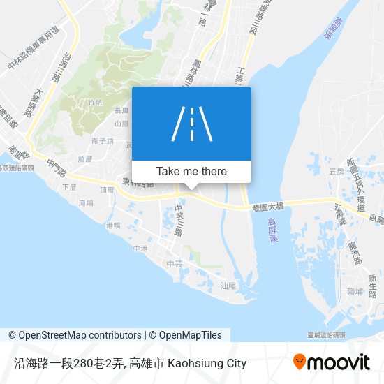 沿海路一段280巷2弄地圖
