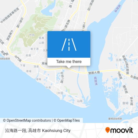 沿海路一段 map