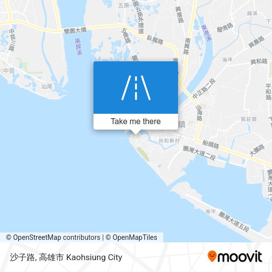 沙子路 map