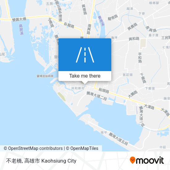 不老橋 map