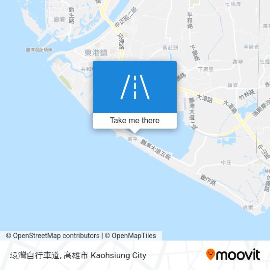 環灣自行車道地圖