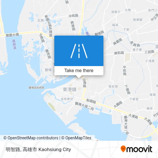 明智路 map