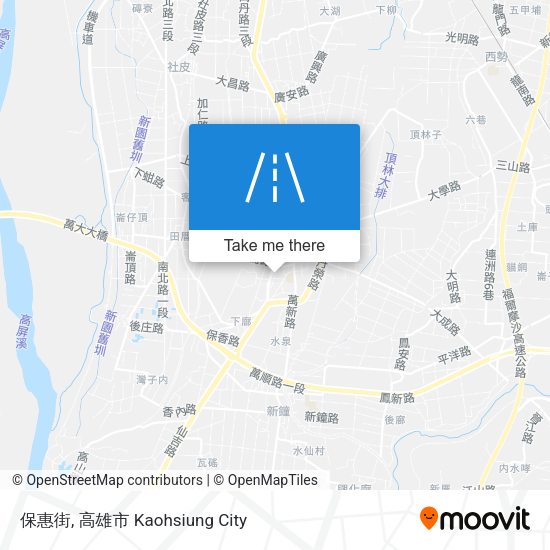 保惠街 map