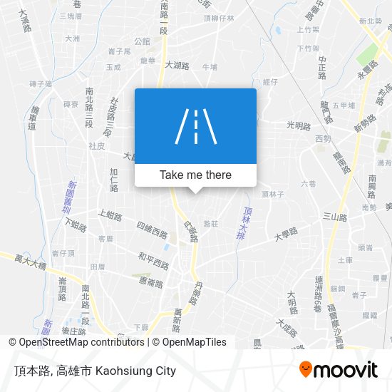 頂本路 map