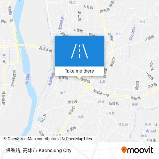 保香路 map
