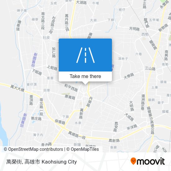 萬榮街 map
