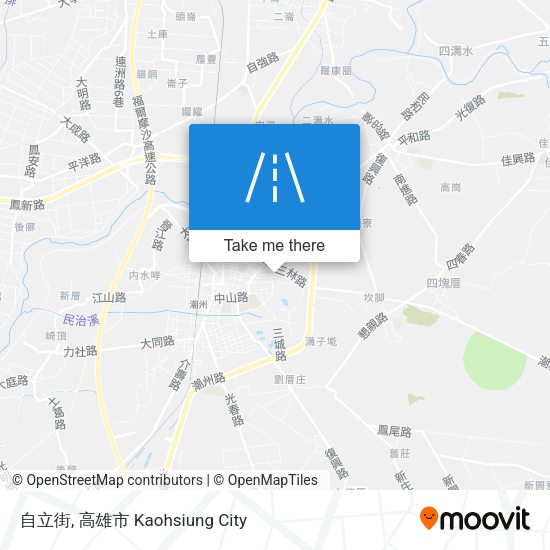 自立街地圖