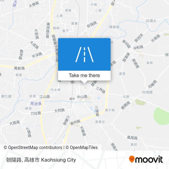 朝陽路 map