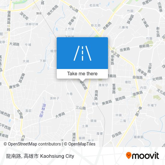 龍南路 map