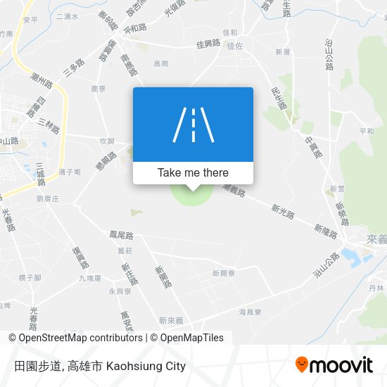 田園步道 map