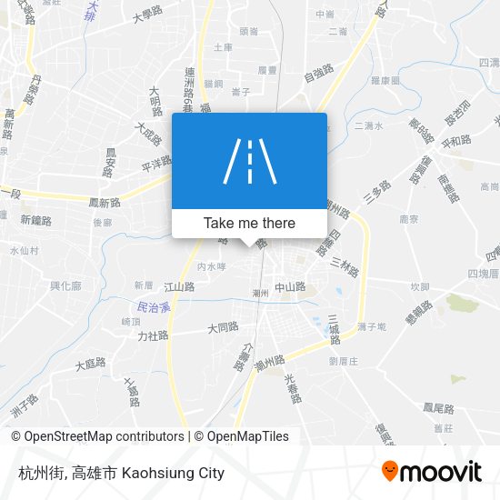 杭州街 map