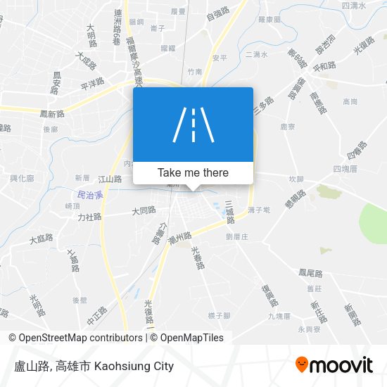 盧山路地圖