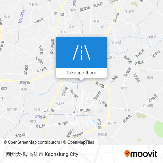 潮州大橋地圖