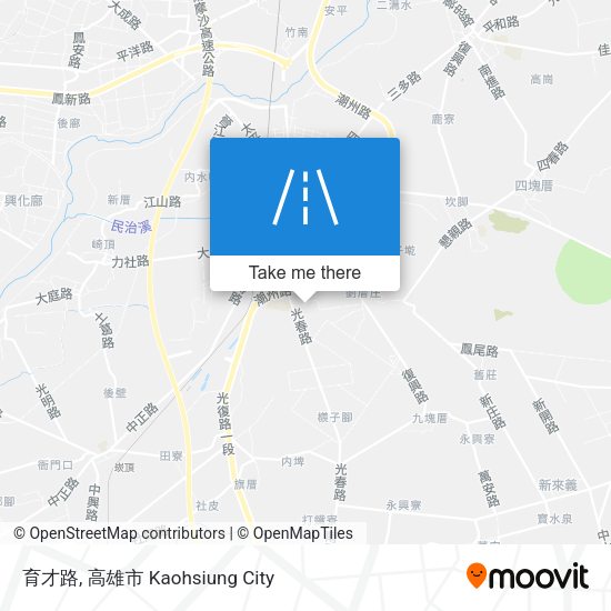 育才路 map
