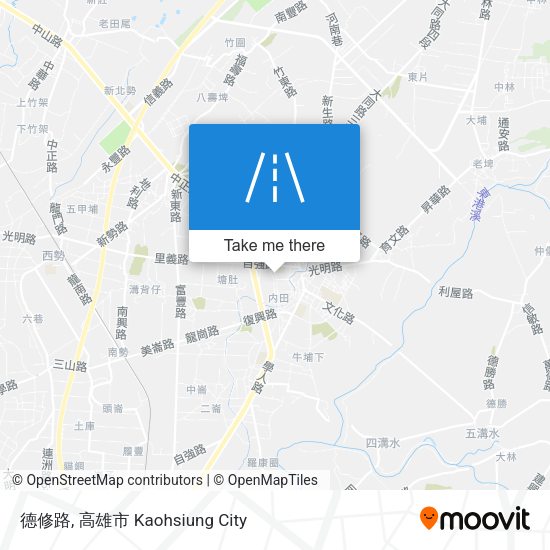 德修路 map
