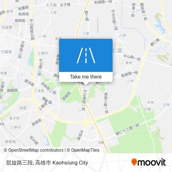 凱旋路三段 map
