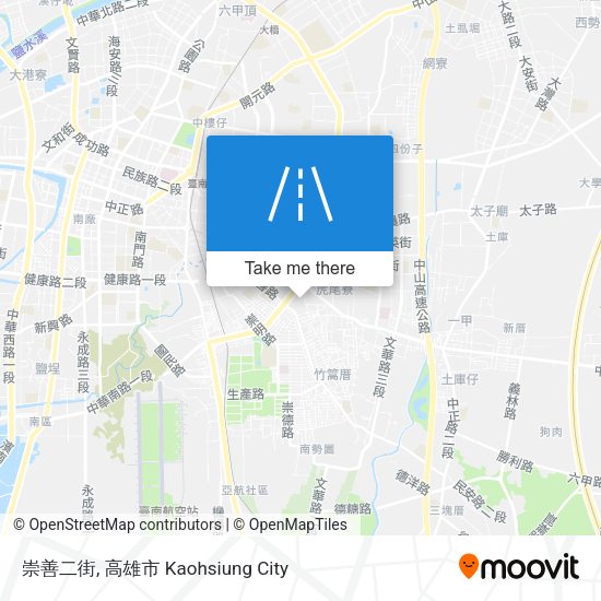 崇善二街地圖