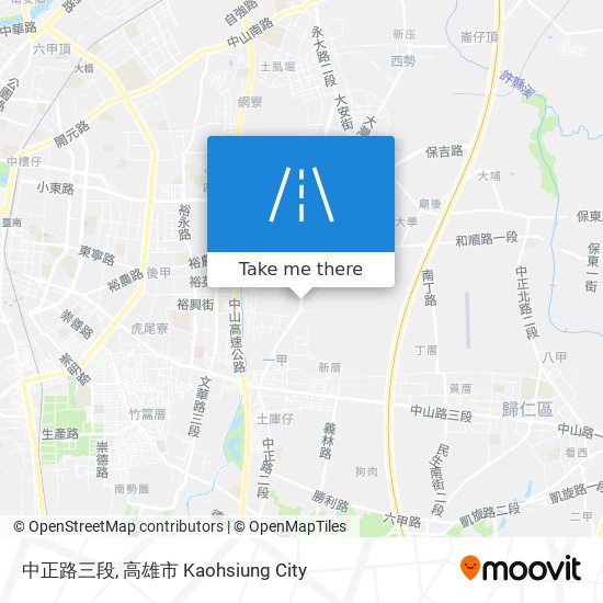 中正路三段地圖