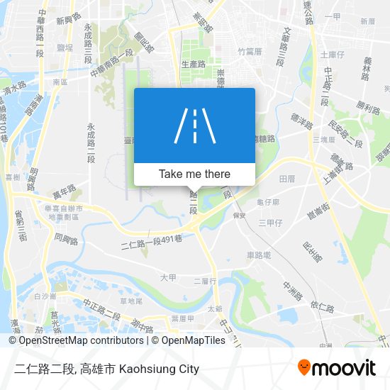 二仁路二段地圖