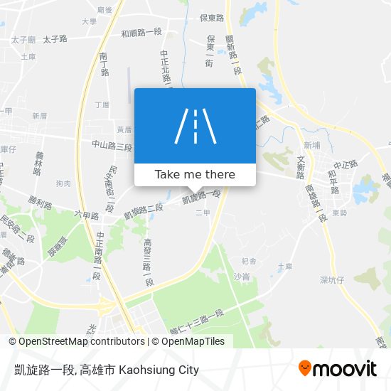 凱旋路一段地圖