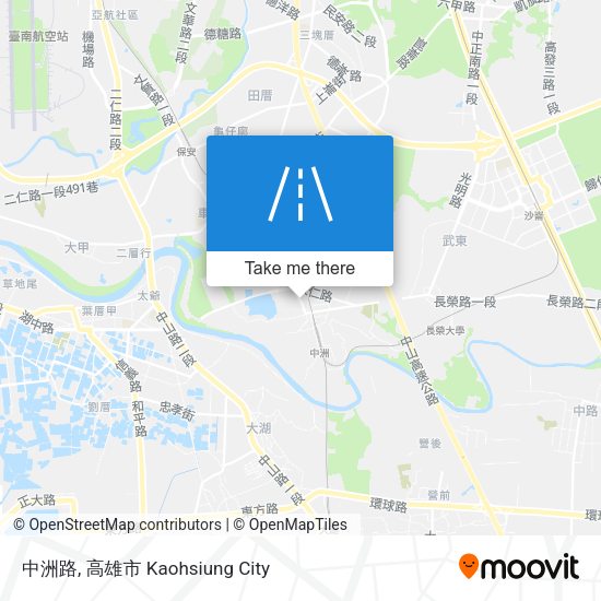 中洲路地圖