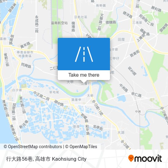 行大路56巷地圖