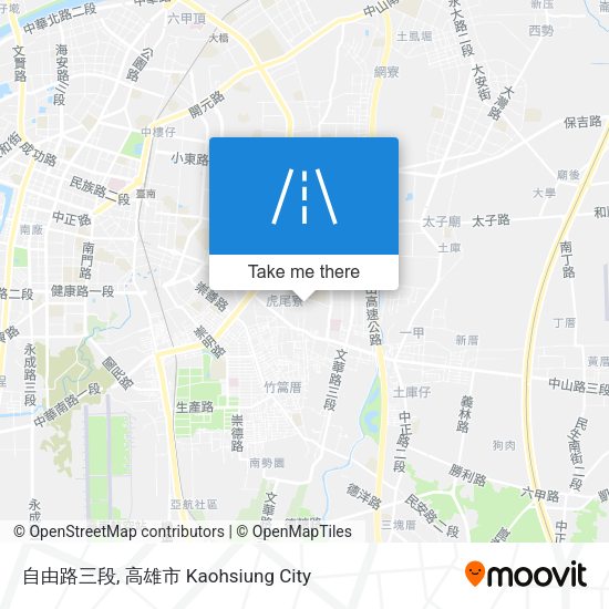 自由路三段 map