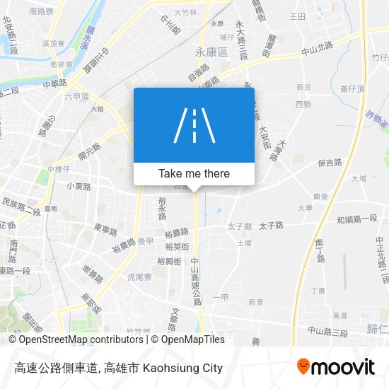高速公路側車道 map